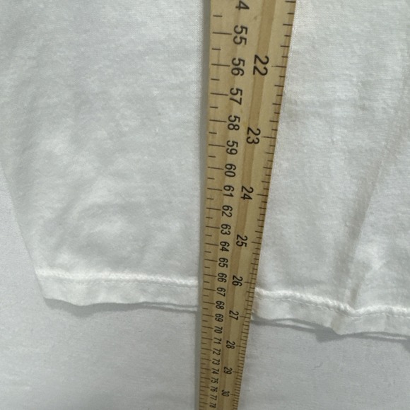 VTG Shoebox Novelty 50th Birthday T-Shirt L White "50 is Five Perfect 10's" - Picture 5 of 8